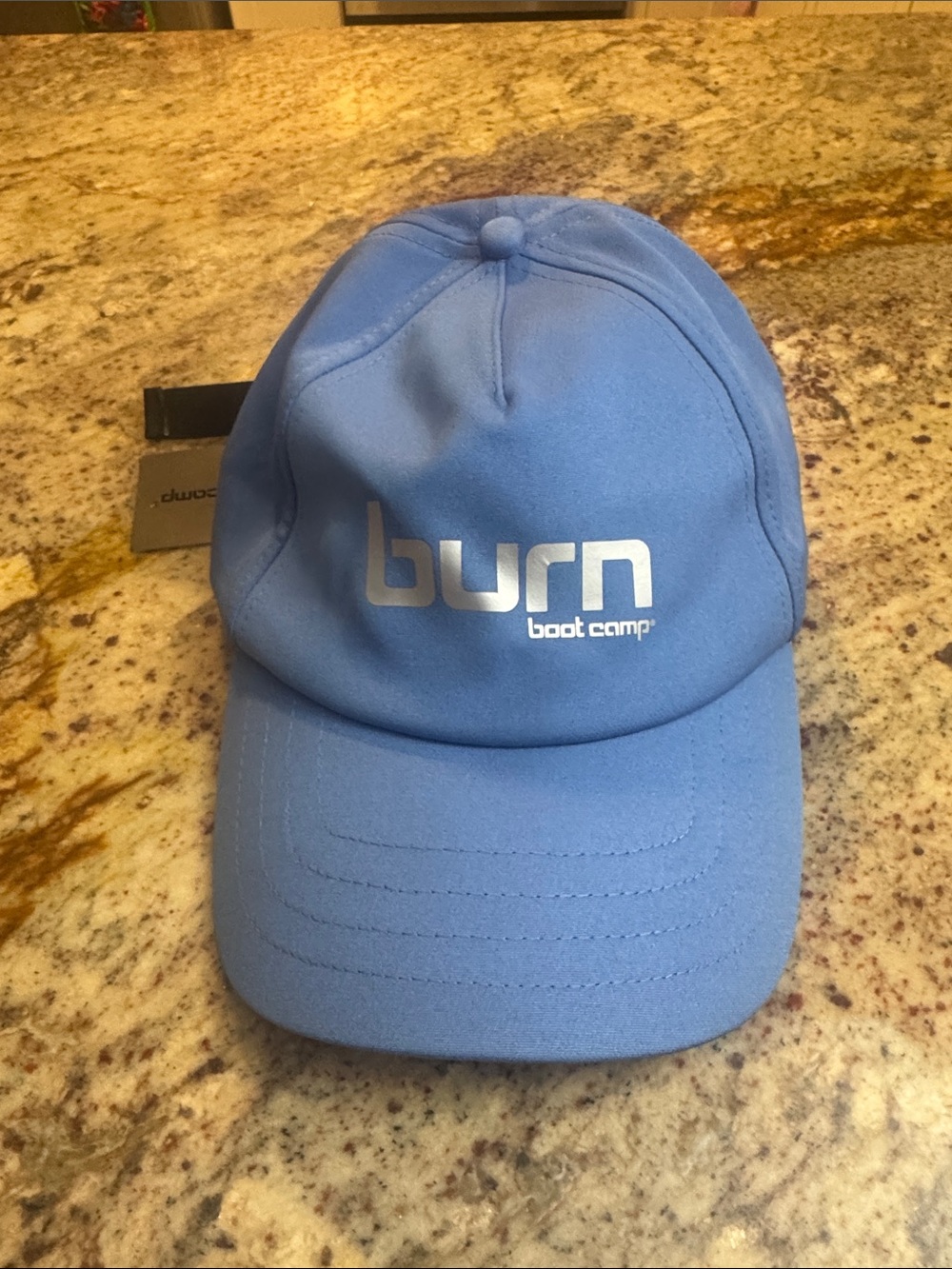 Burn Boot Camp Women's Light Blue Logo Cap